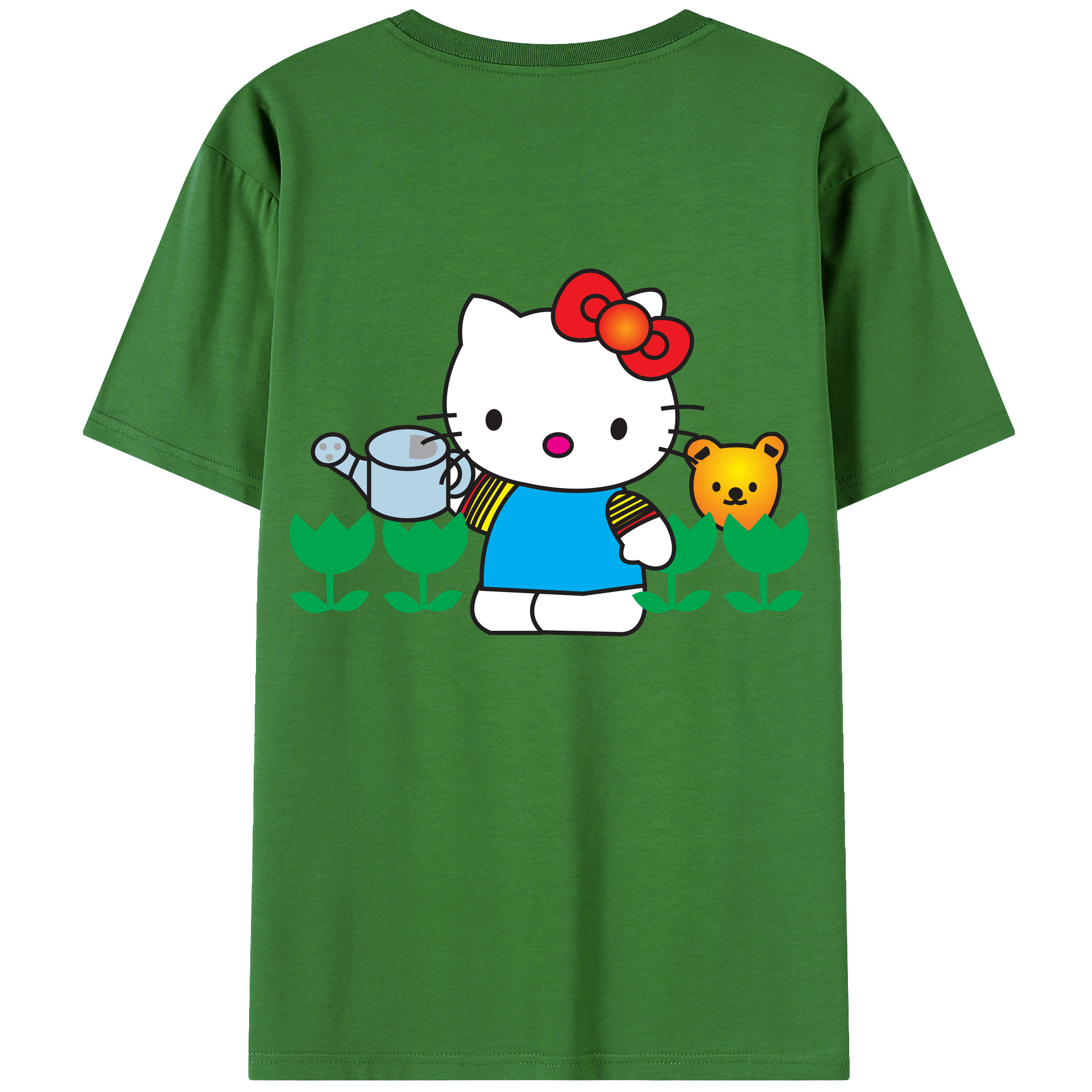 （画像用） Hello Kitty ハローキティ レディース半袖Tシャツ(バックプリント)